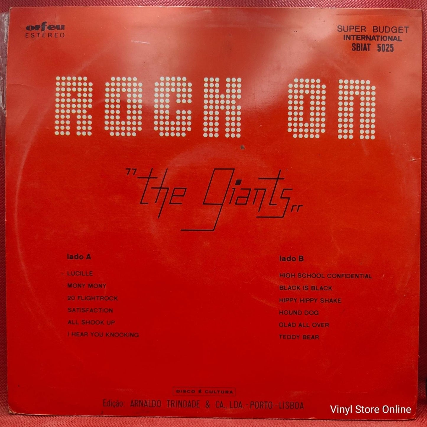 The Giants ‎– Rock On - Vinyl Store Online