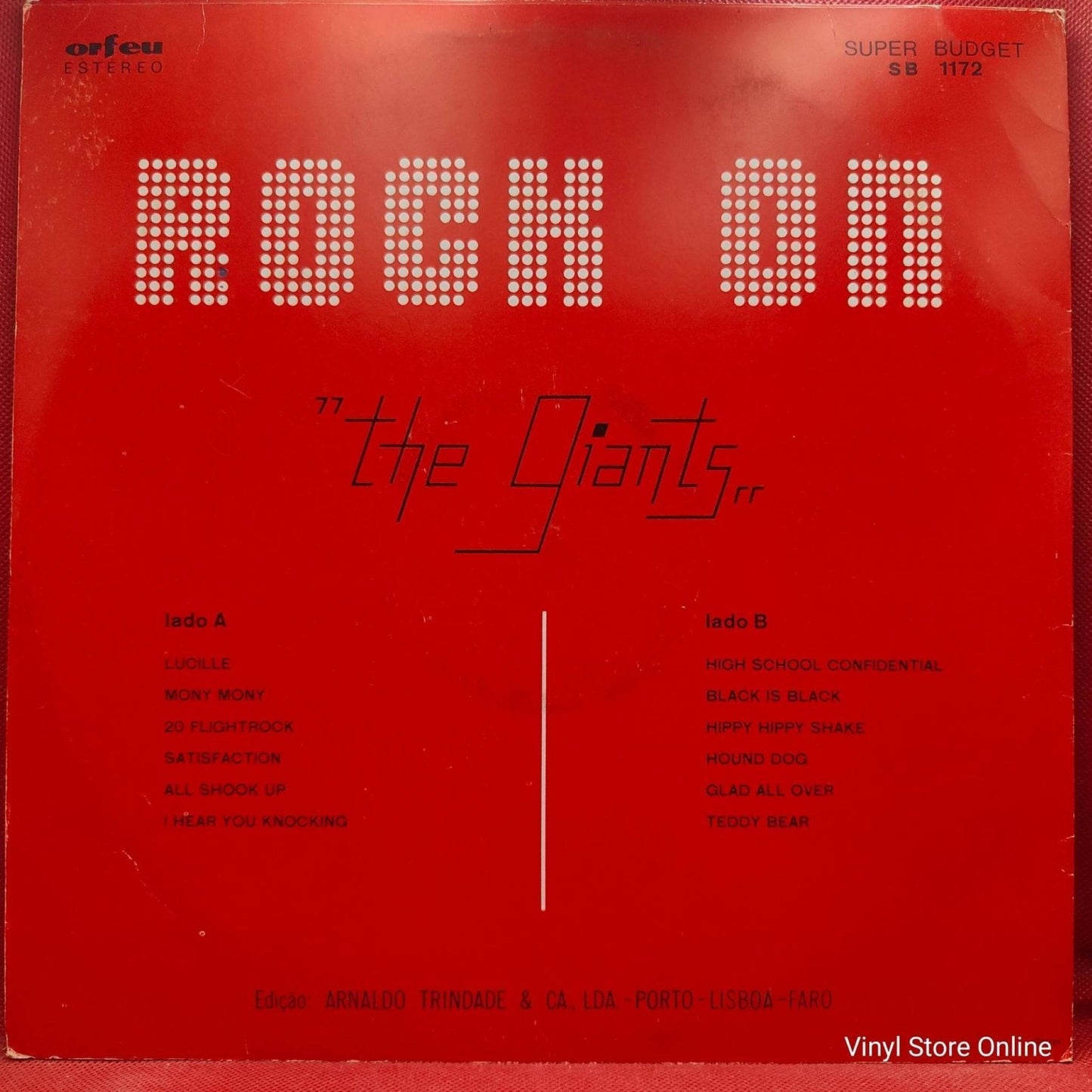 The Giants ‎– Rock On - Vinyl Store Online