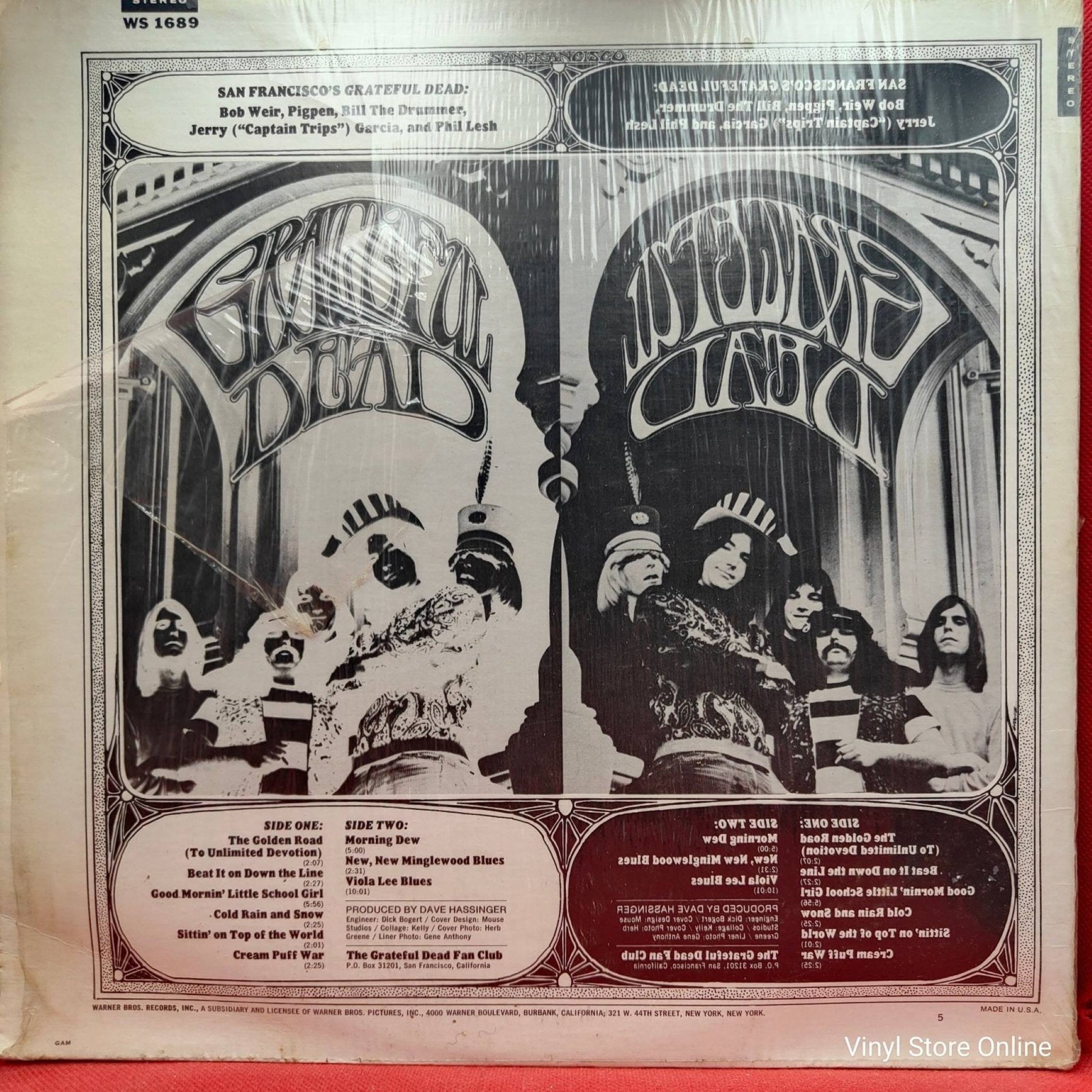 The Grateful Dead ‎– The Grateful Dead - Vinyl Store Online