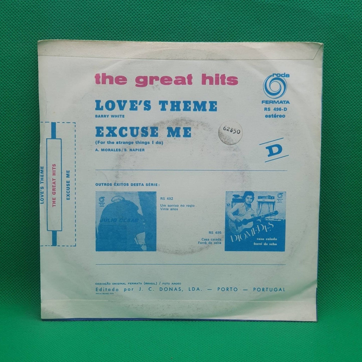 The Great Hits ‎– Love's Theme / Excuse Me - Vinyl Store Online