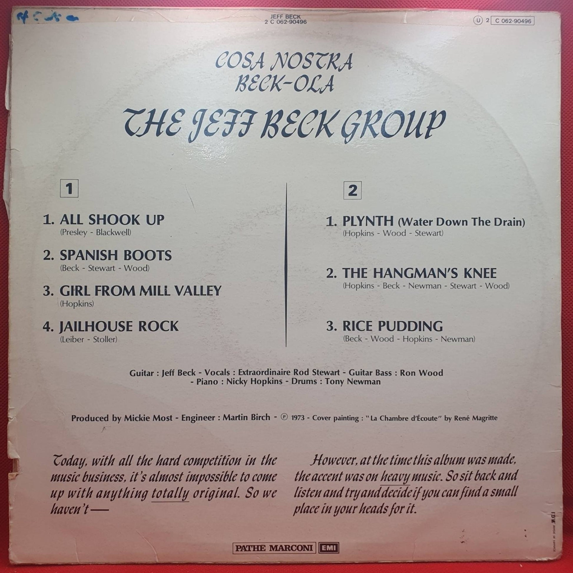 The Jeff Beck Group ‎– Beck - Ola - Vinyl Store Online