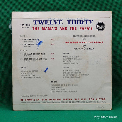The Mamas & The Papas ‎– No Salt On Her Tail / Twelve Thirty - Vinyl Store Online