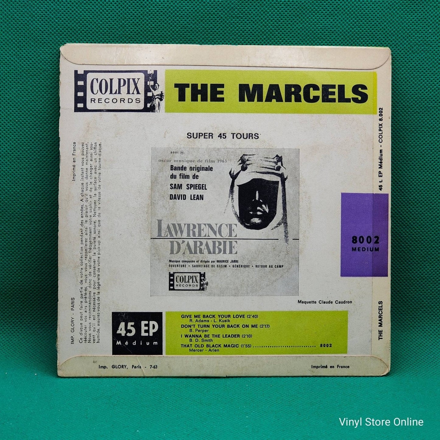 The Marcels ‎– Give Me Back Your Love - Vinyl Store Online