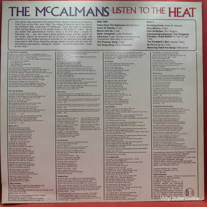 The McCalmans ‎– Listen To The Heat - Vinyl Store Online