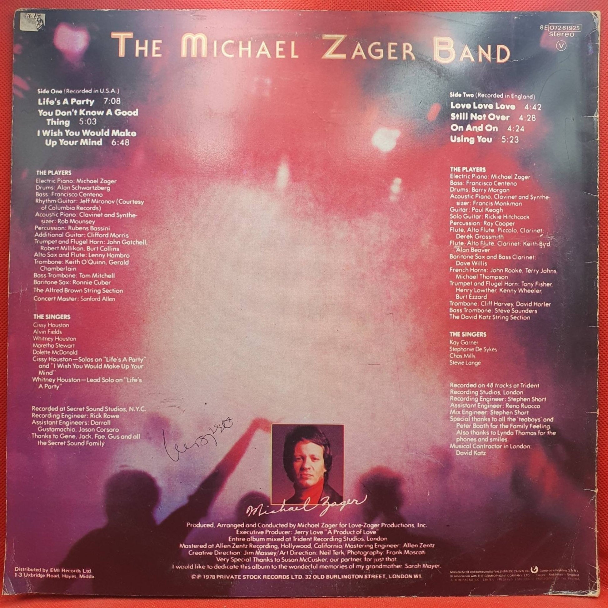 The Michael Zager Band ‎– Life's A Party - Vinyl Store Online