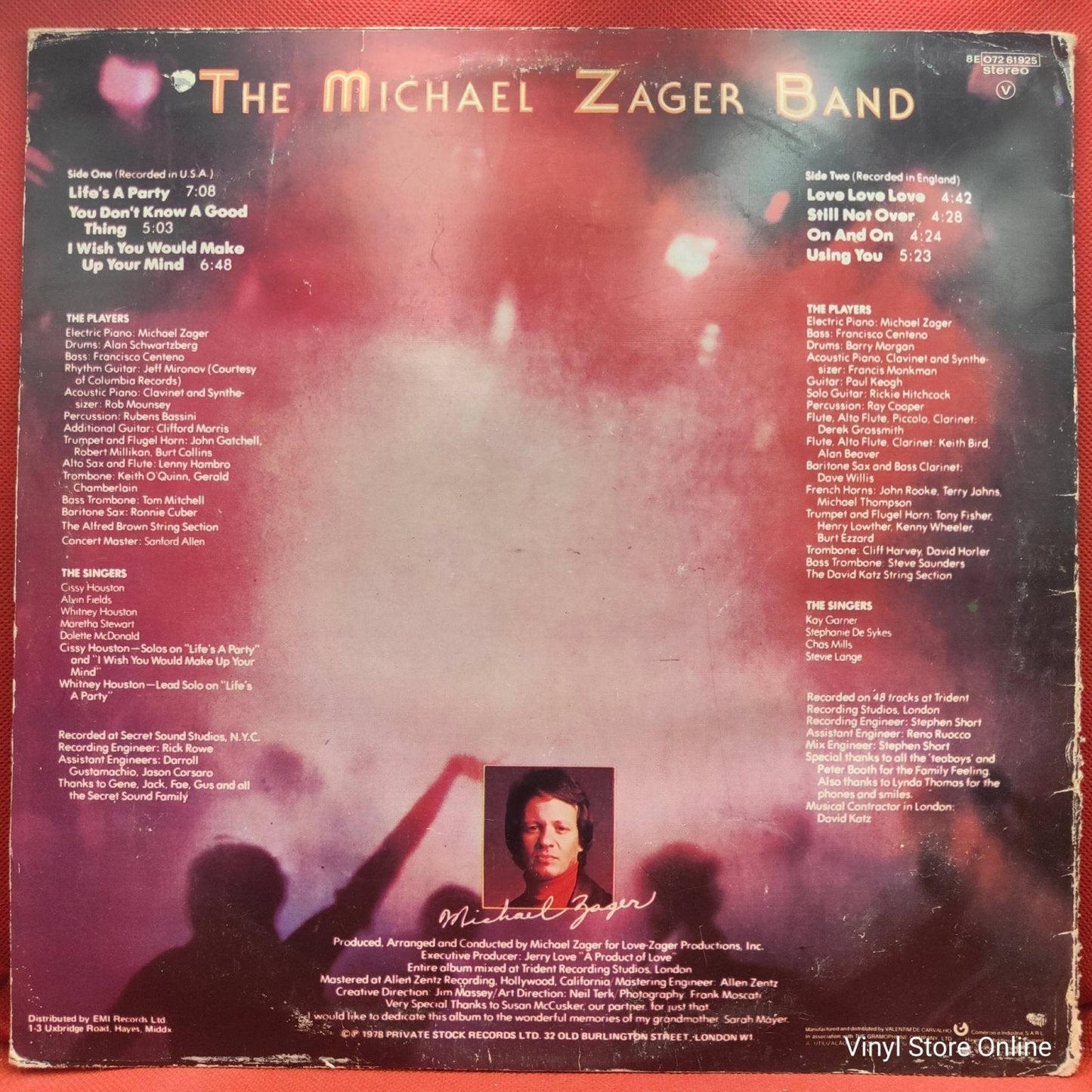The Michael Zager Band ‎– Life's A Party - Vinyl Store Online