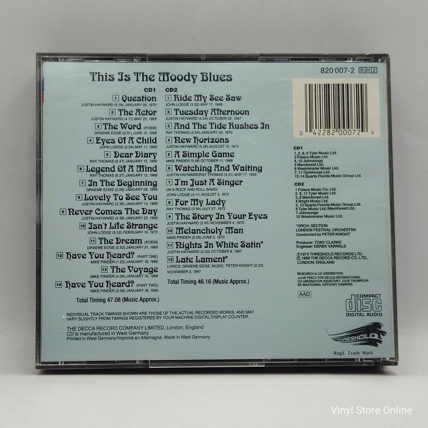 The Moody Blues ‎– This Is The Moody Blues - Vinyl Store Online