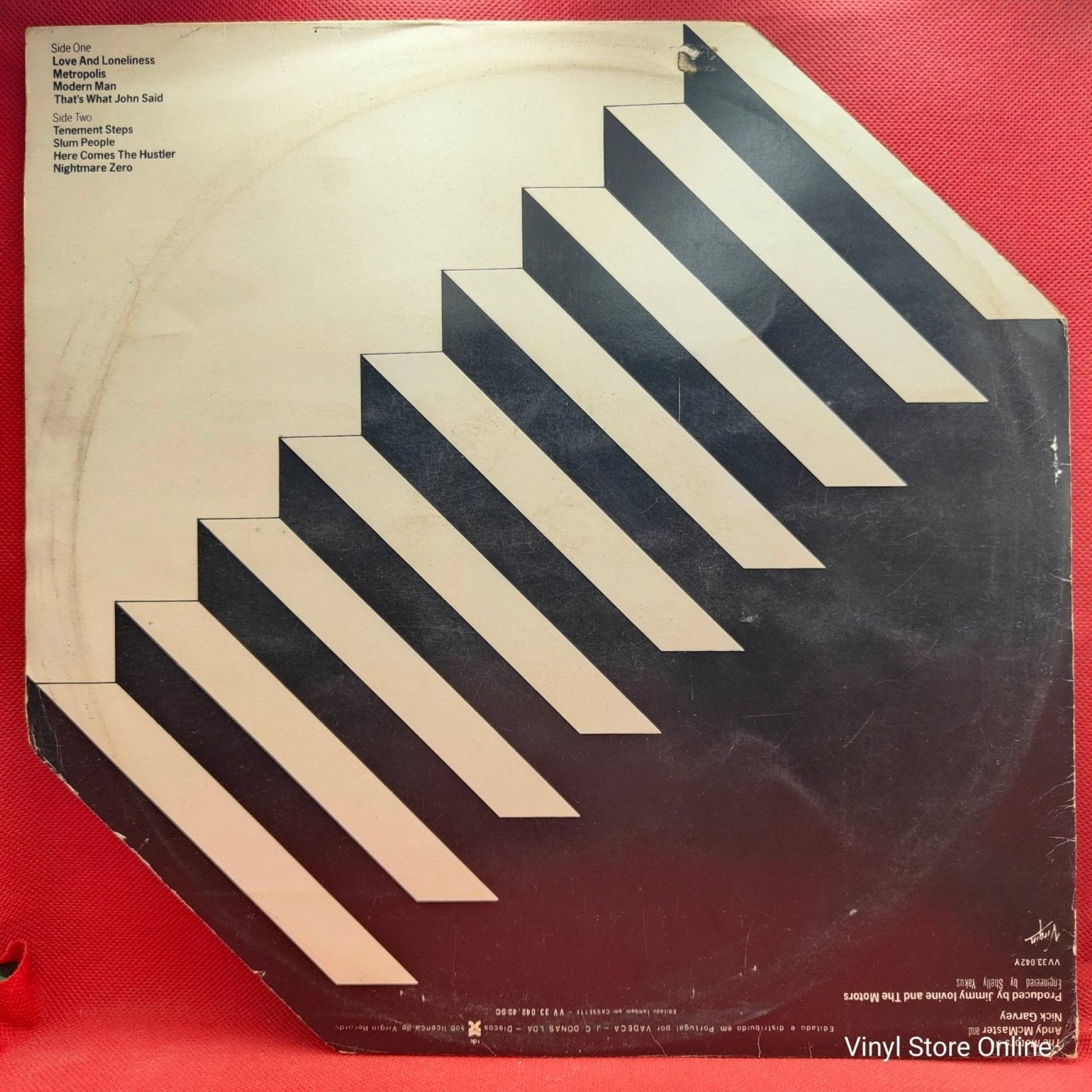 The Motors ‎– Tenement Steps - Vinyl Store Online