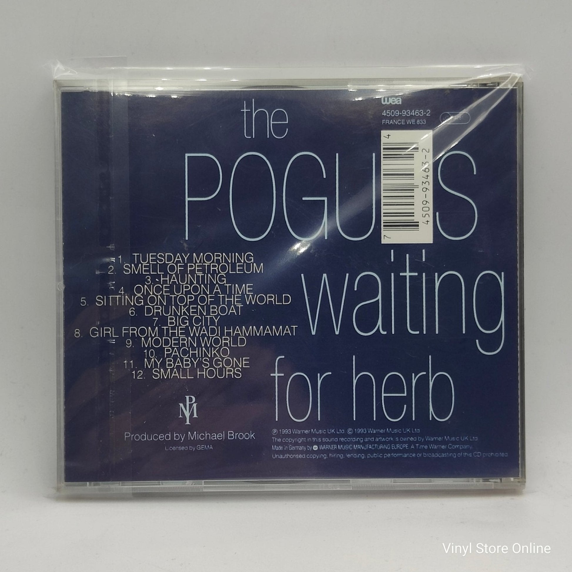 The Pogues ‎– Waiting For Herb - Vinyl Store Online