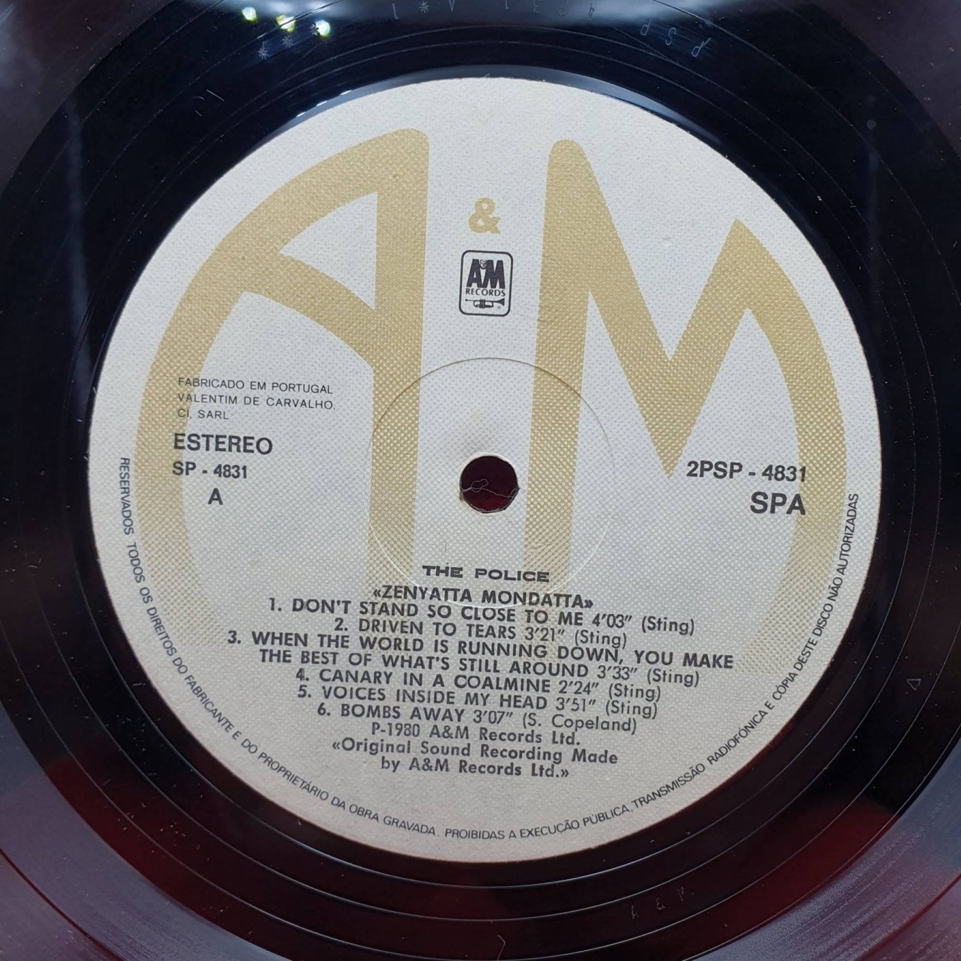 The Police ‎– Zenyatta Mondatta - Vinyl Store Online