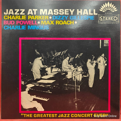The Quintet ‎– Jazz At Massey Hall - Vinyl Store Online