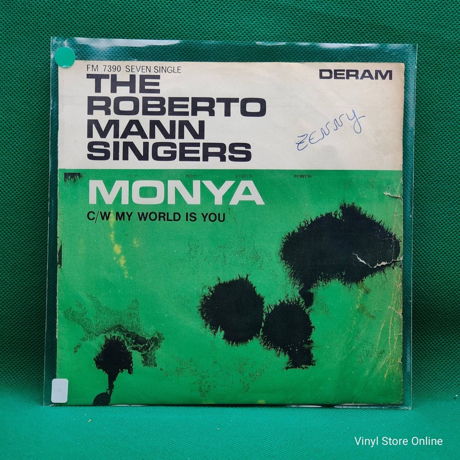 The Roberto Mann Singers ‎– Monya - Vinyl Store Online