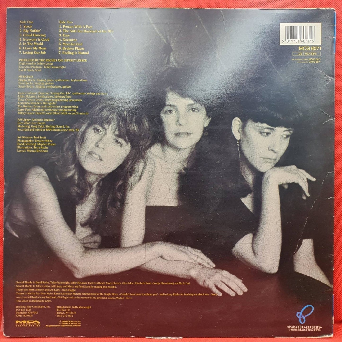 The Roches ‎– Speak - Vinyl Store Online