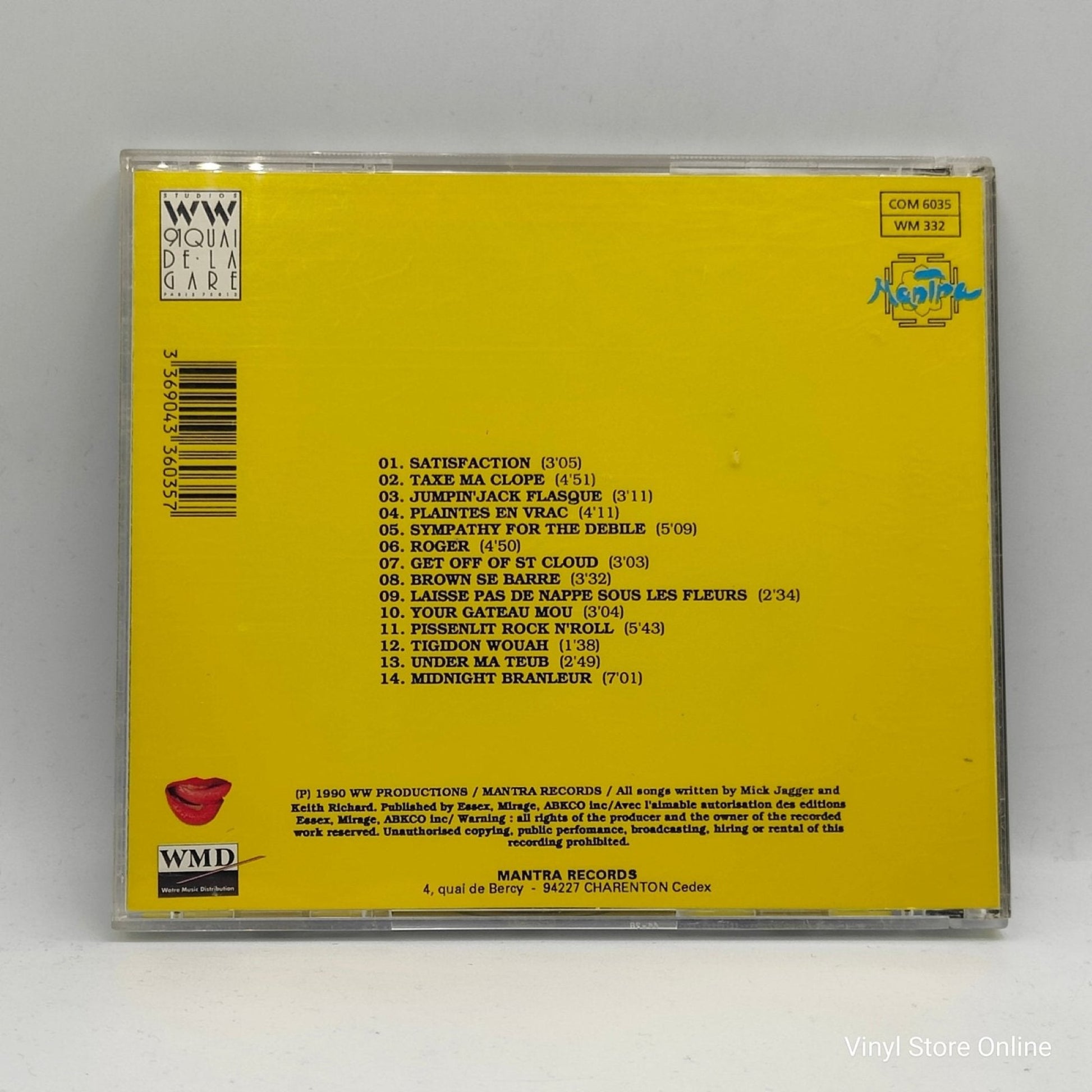The Rolling Bidochons ‎– Sales Gueules - Vinyl Store Online