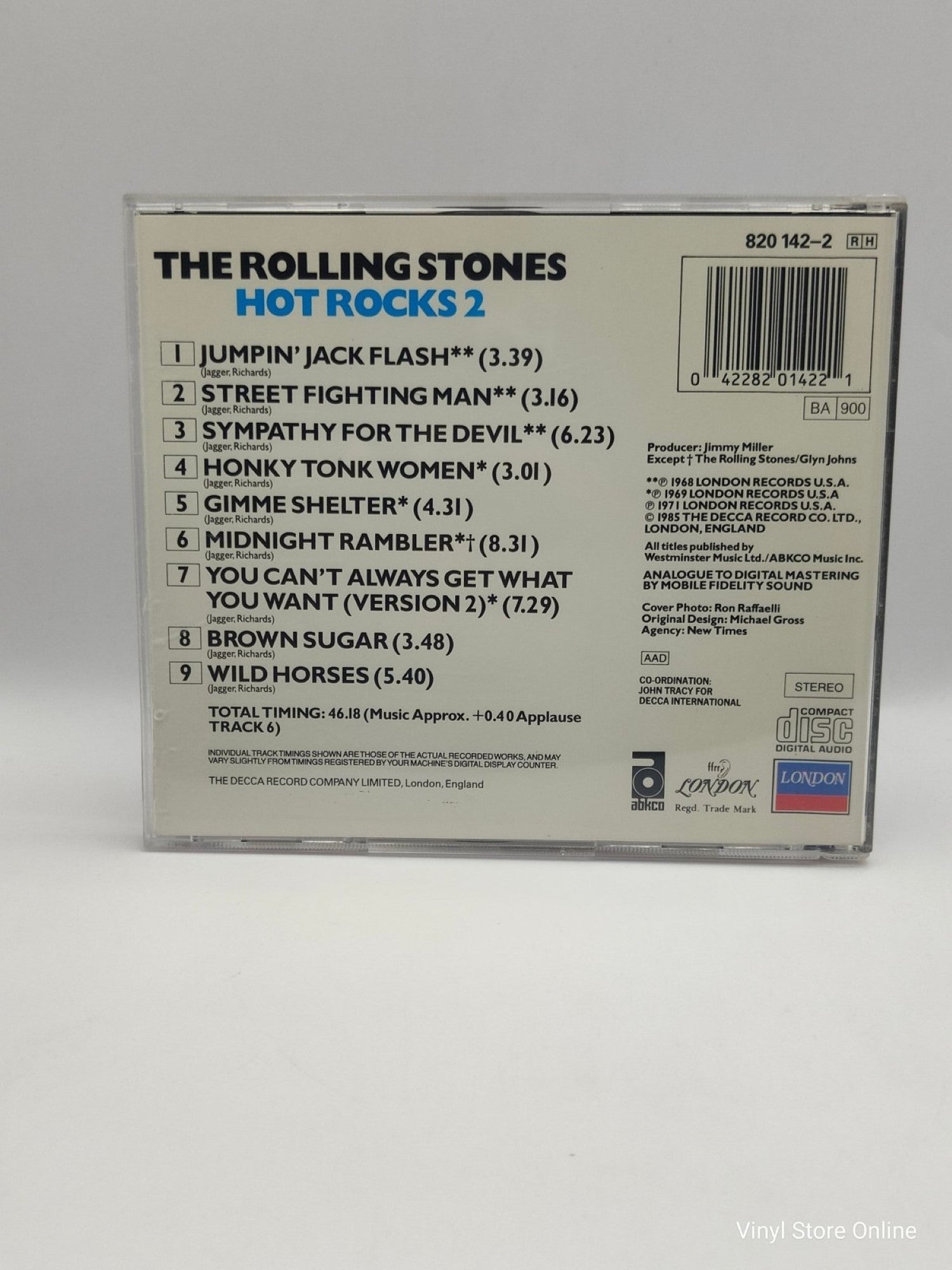 The Rolling Stones ‎– Hot Rocks 2 - Vinyl Store Online