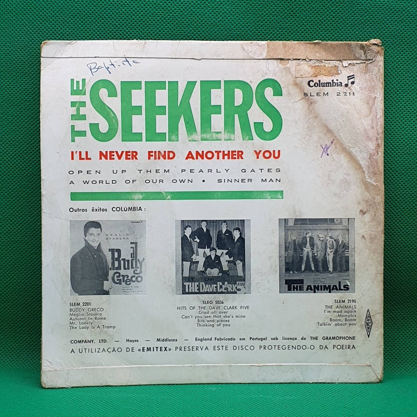 The Seekers ‎– I'll Never Find Another You - Vinyl Store Online