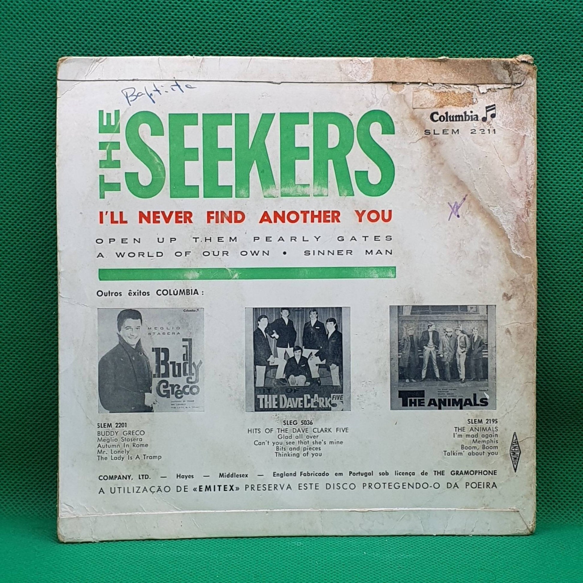 The Seekers ‎– I'll Never Find Another You - Vinyl Store Online