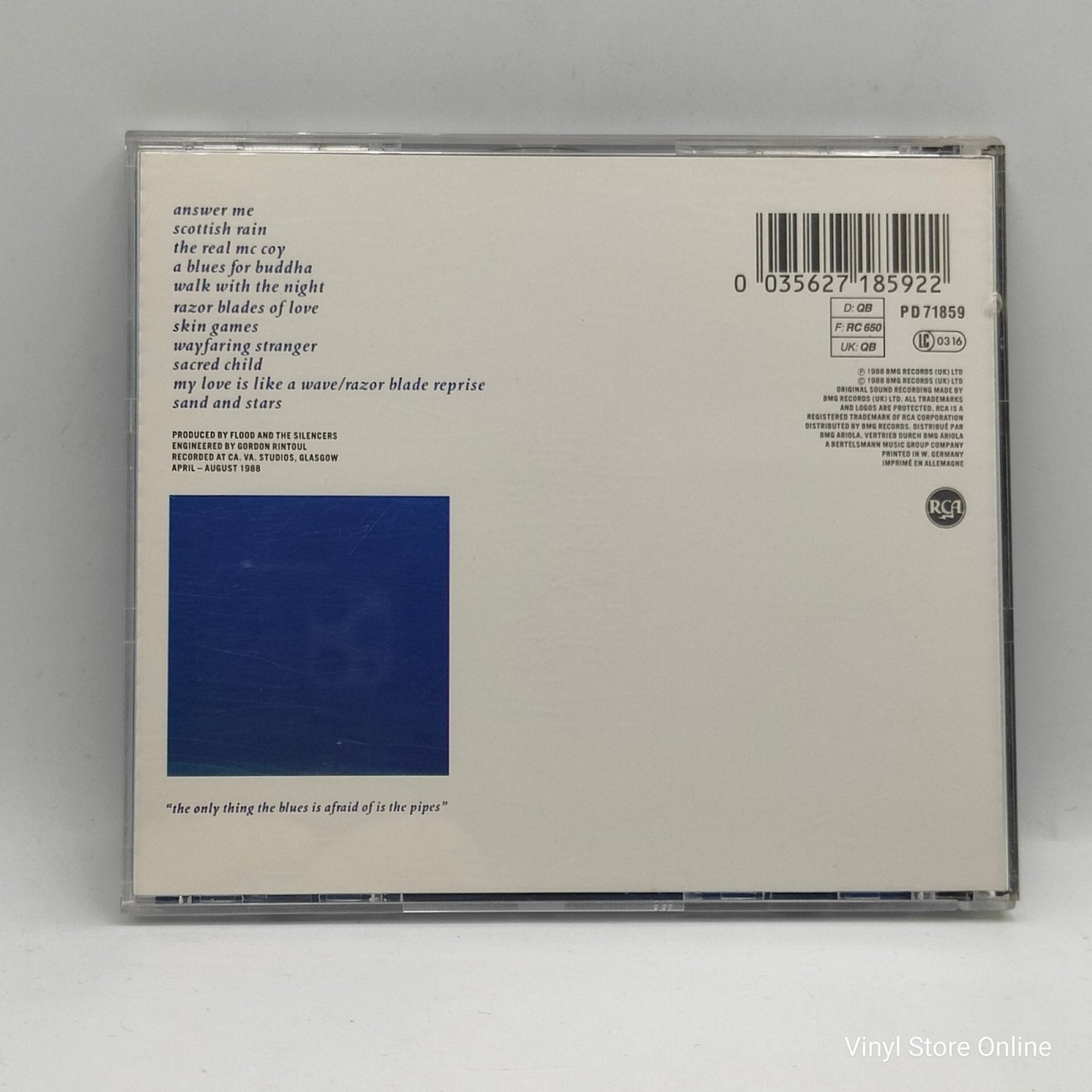 The Silencers ‎– A Blues For Buddha - Vinyl Store Online
