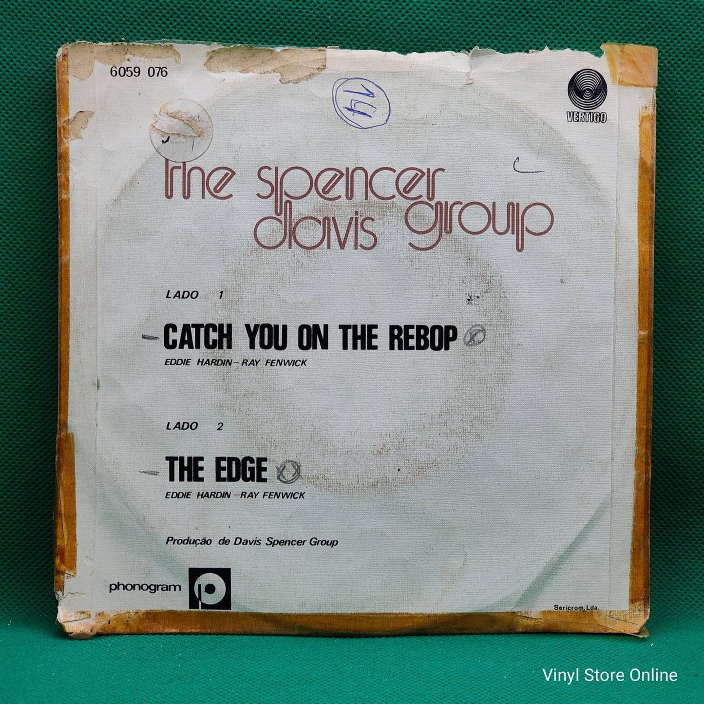 The Spencer Davis Group ‎– Catch You On The Rebop - Vinyl Store Online