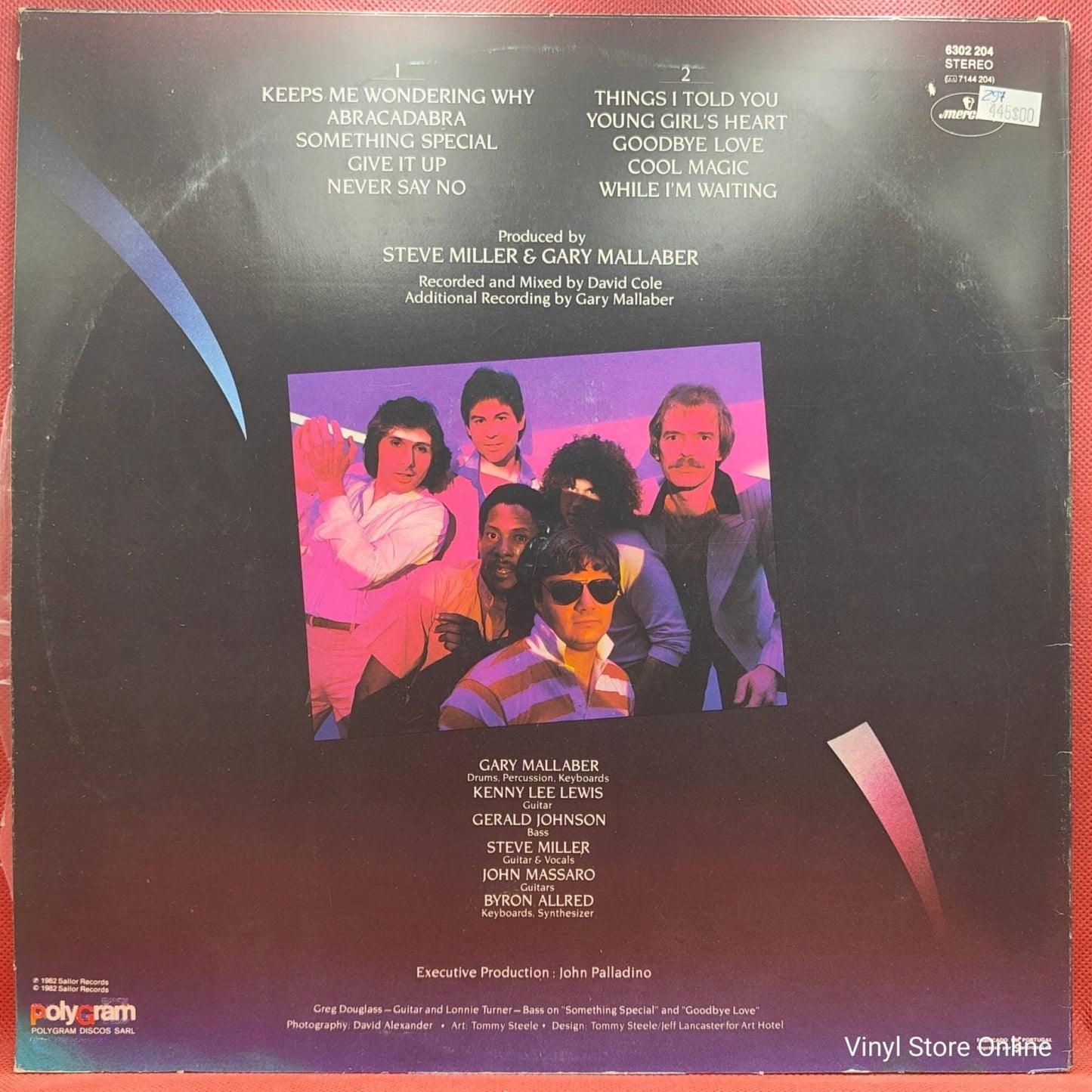 The Steve Miller Band ‎– Abracadabra - Vinyl Store Online