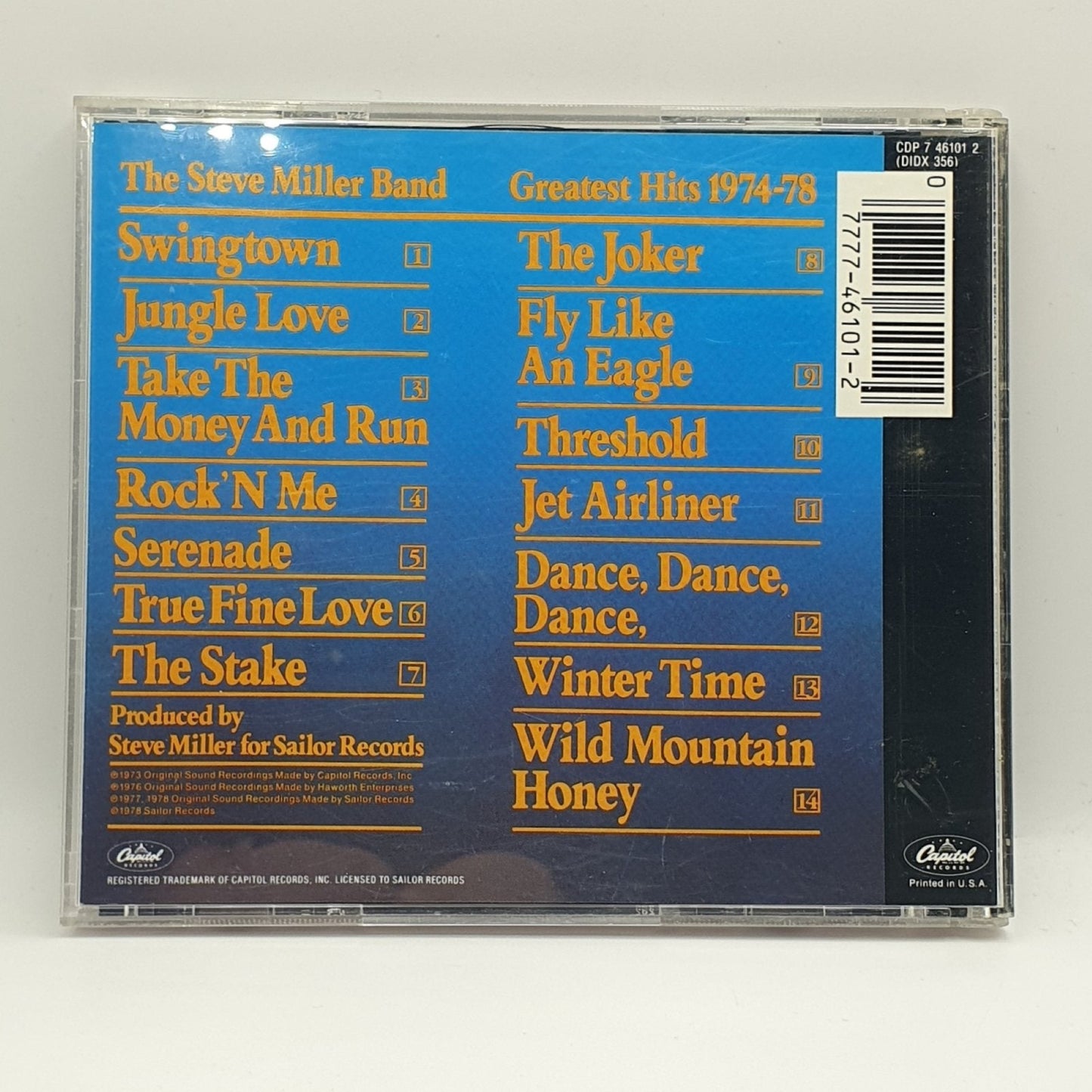 The Steve Miller Band ‎– Greatest Hits 1974 - 78 - Vinyl Store Online