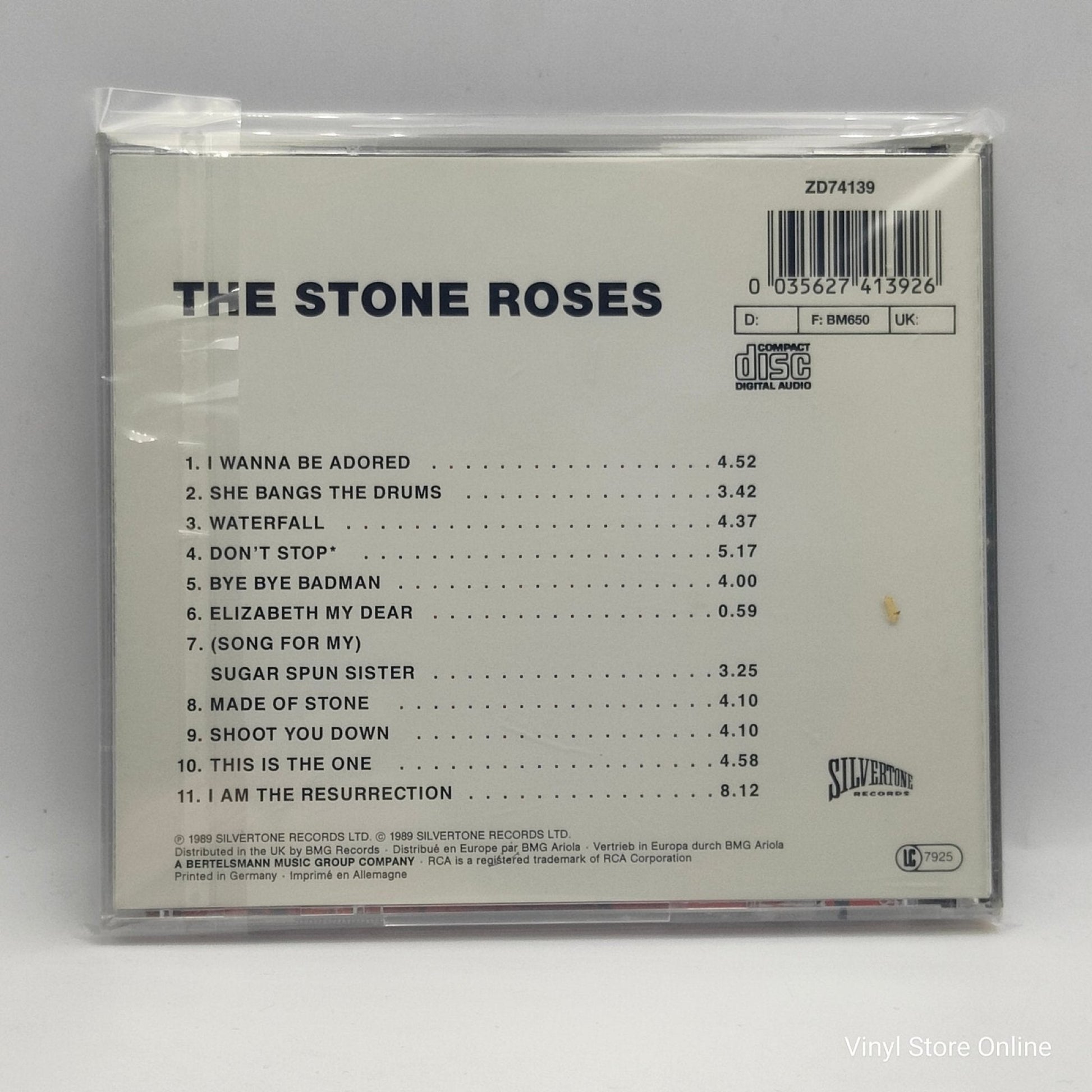 The Stone Roses ‎– The Stone Roses - Vinyl Store Online