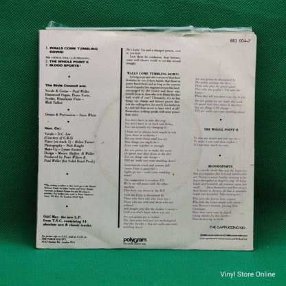 The Style Council ‎– Walls Come Tumbling Down! - Vinyl Store Online
