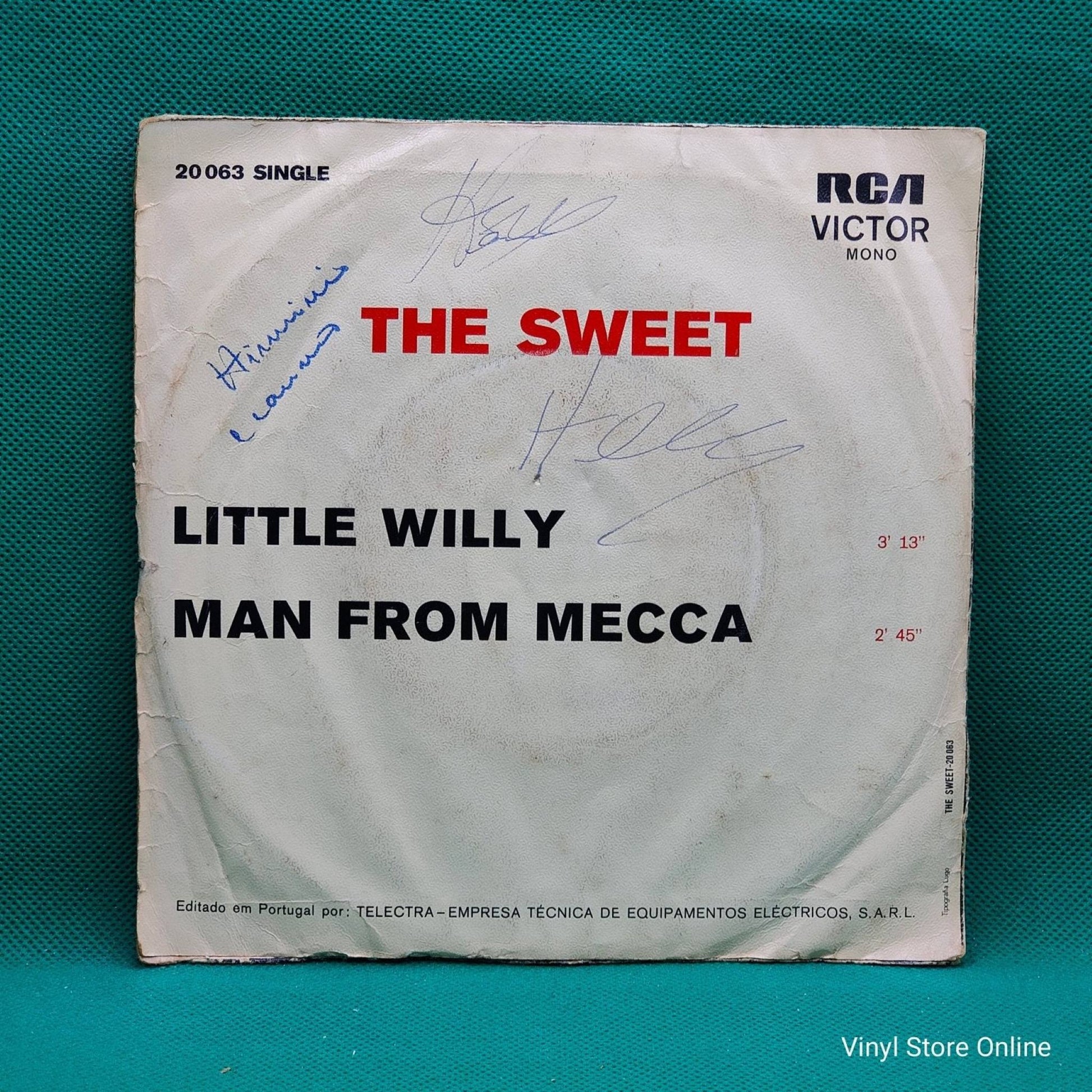 The Sweet ‎– Little Willy / The Man From Mecca - Vinyl Store Online