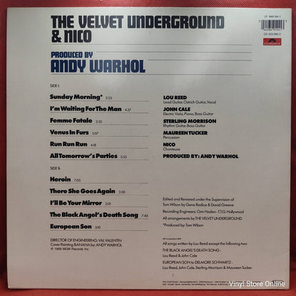 The Velvet Underground & Nico ‎– The Velvet Underground & Nico - Vinyl Store Online