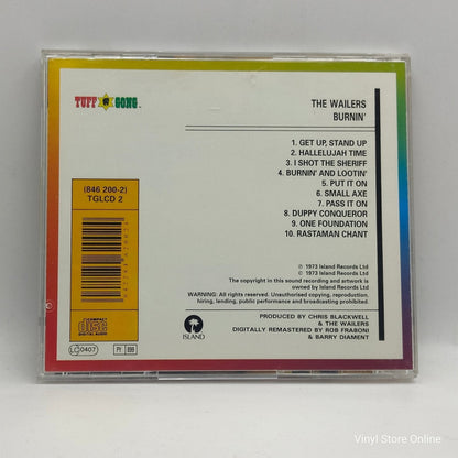 The Wailers ‎– Burnin' - Vinyl Store Online