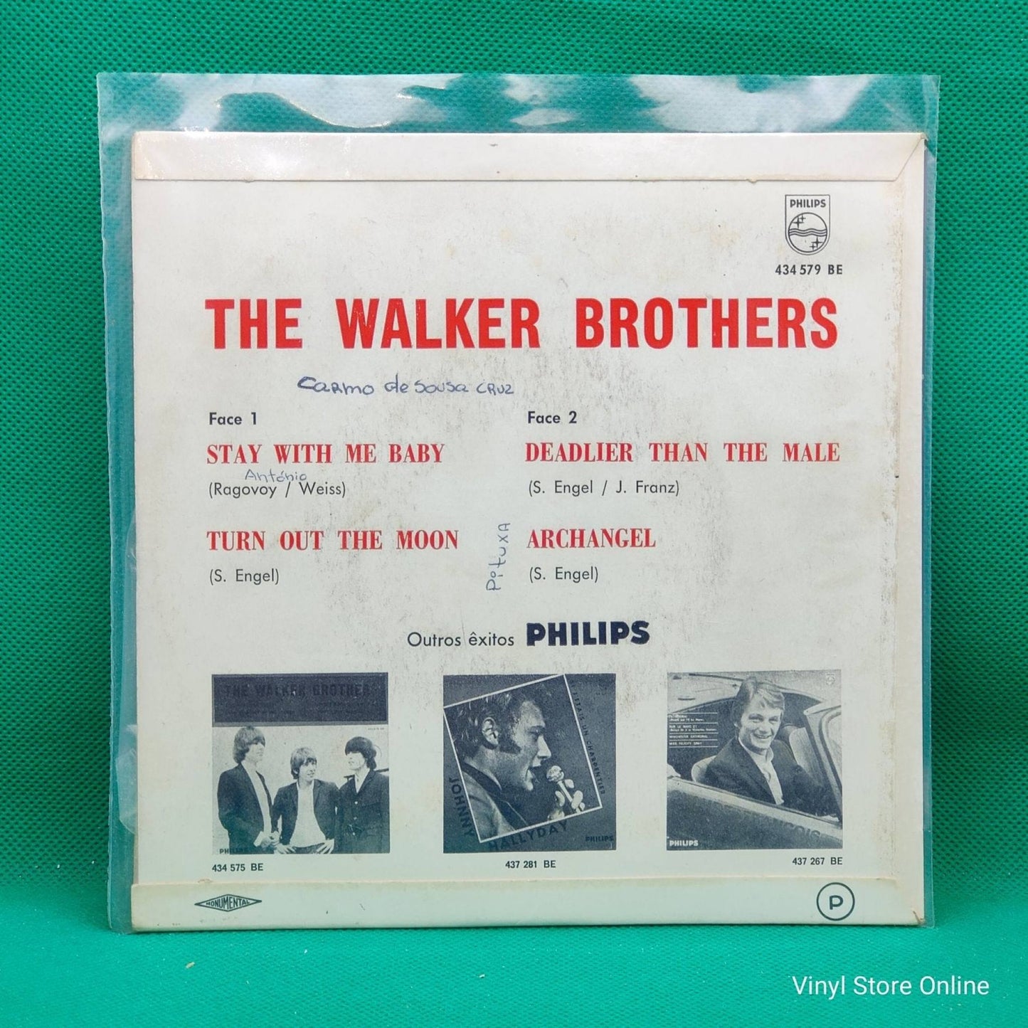 The Walker Brothers ‎– Stay With Me Baby - Vinyl Store Online