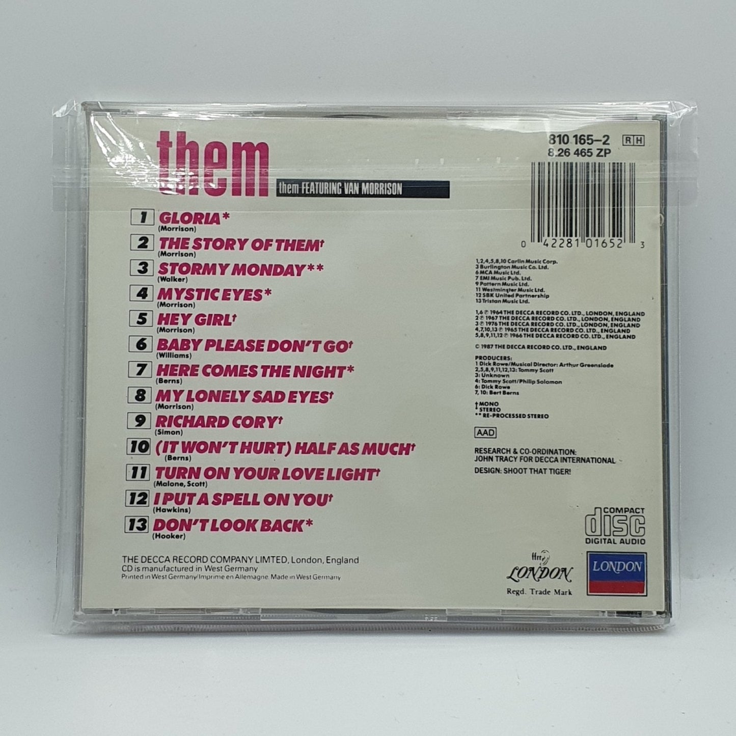 Them ‎– Them Featuring Van Morrison - Vinyl Store Online