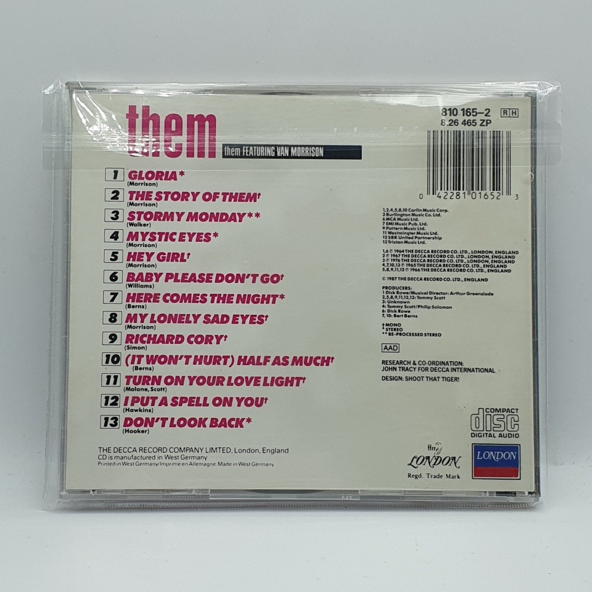 Them ‎– Them Featuring Van Morrison - Vinyl Store Online