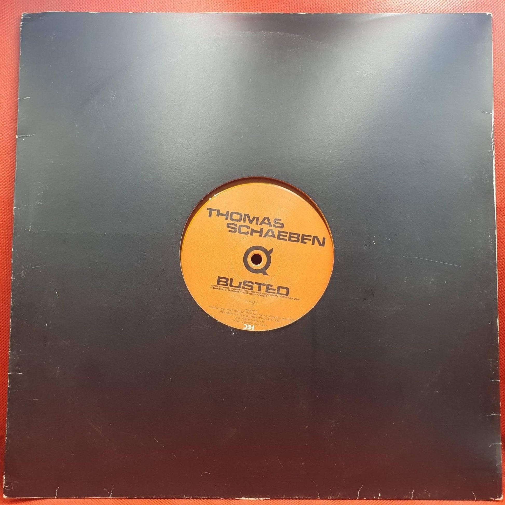 Thomas Schaeben ‎– Busted - Vinyl Store Online