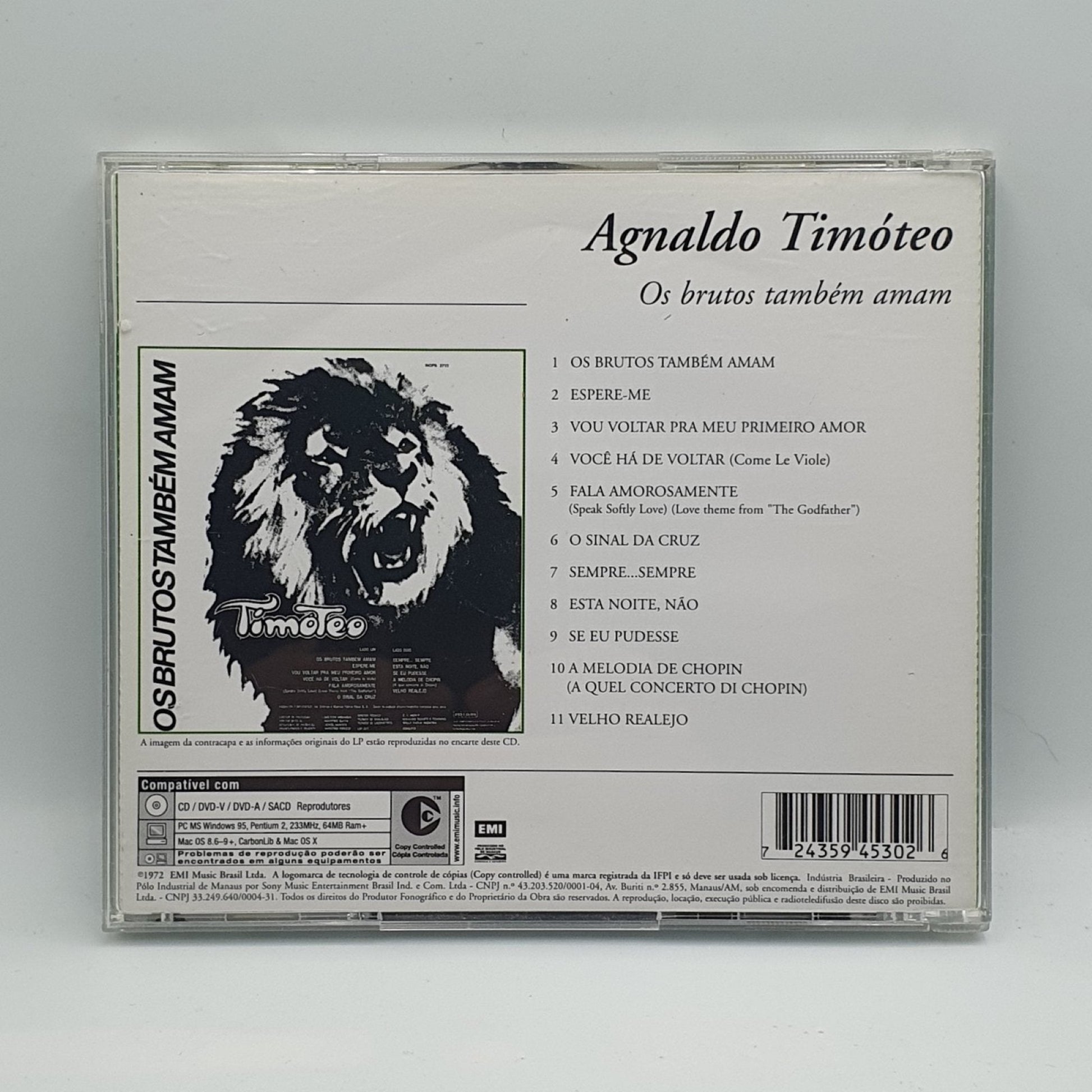 Timóteo ‎– Os Brutos Também Amam - Vinyl Store Online