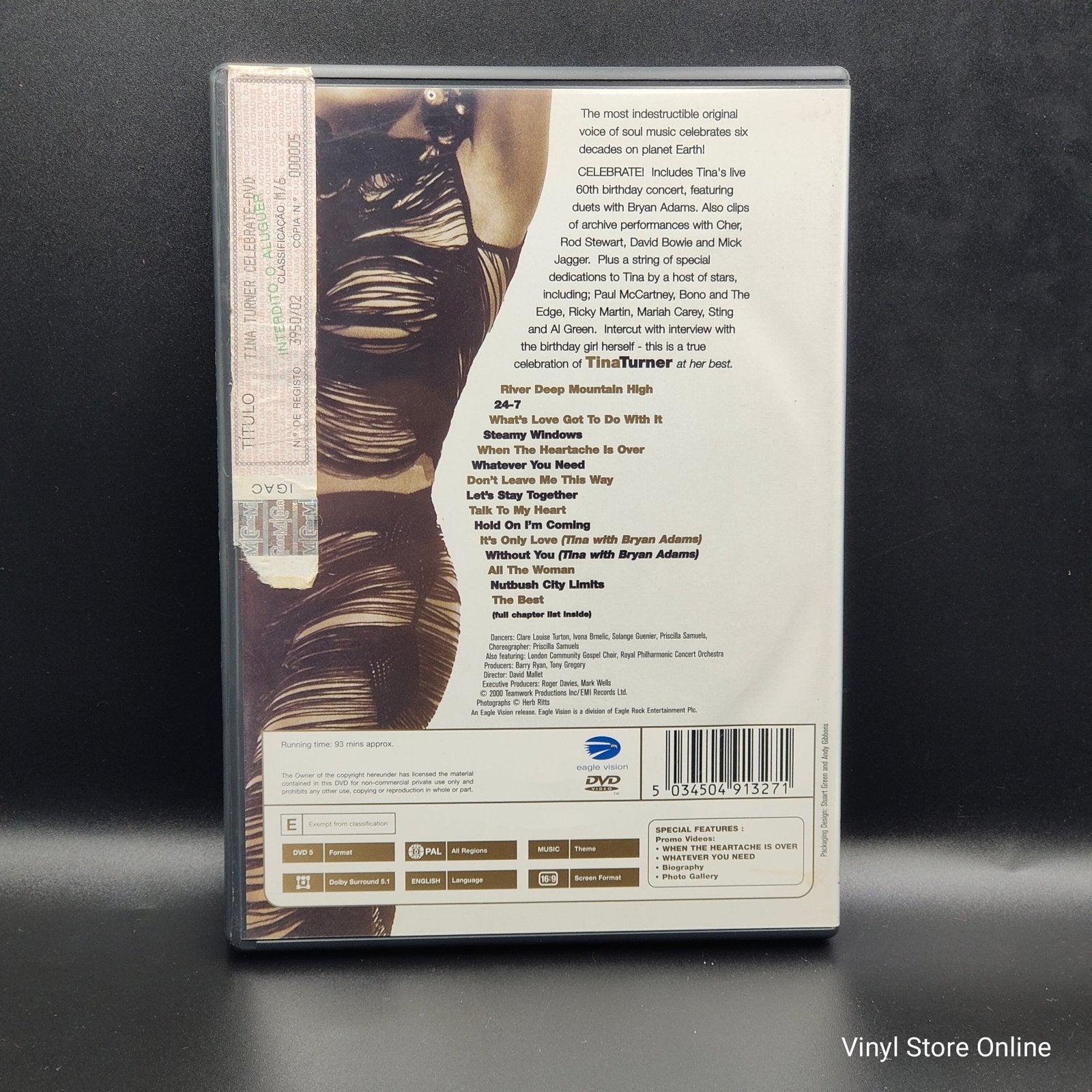 Tina Turner ‎– Celebrate! (The Best Of) - Vinyl Store Online