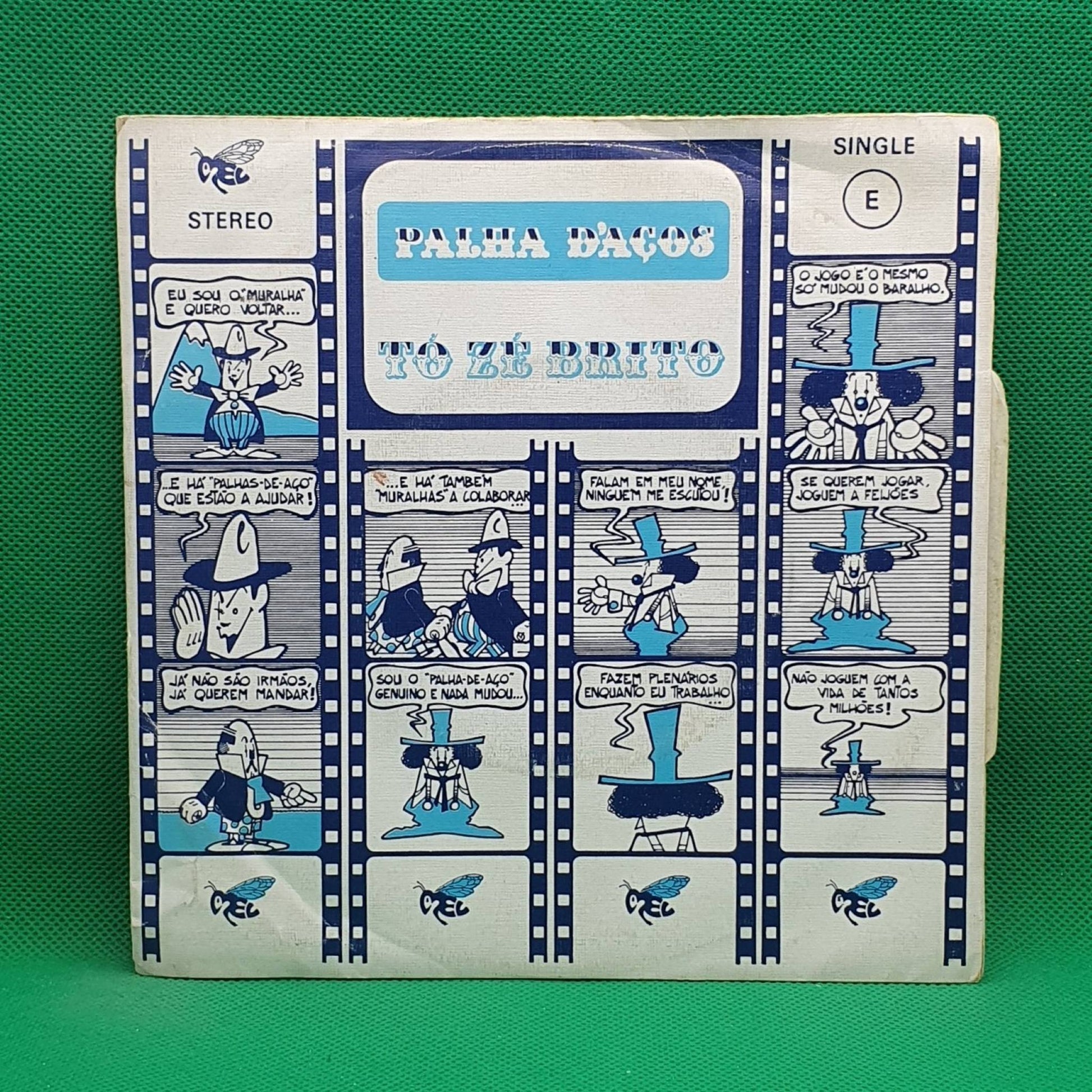 Tó Zé Brito ‎– Palha D'Aços - Vinyl Store Online