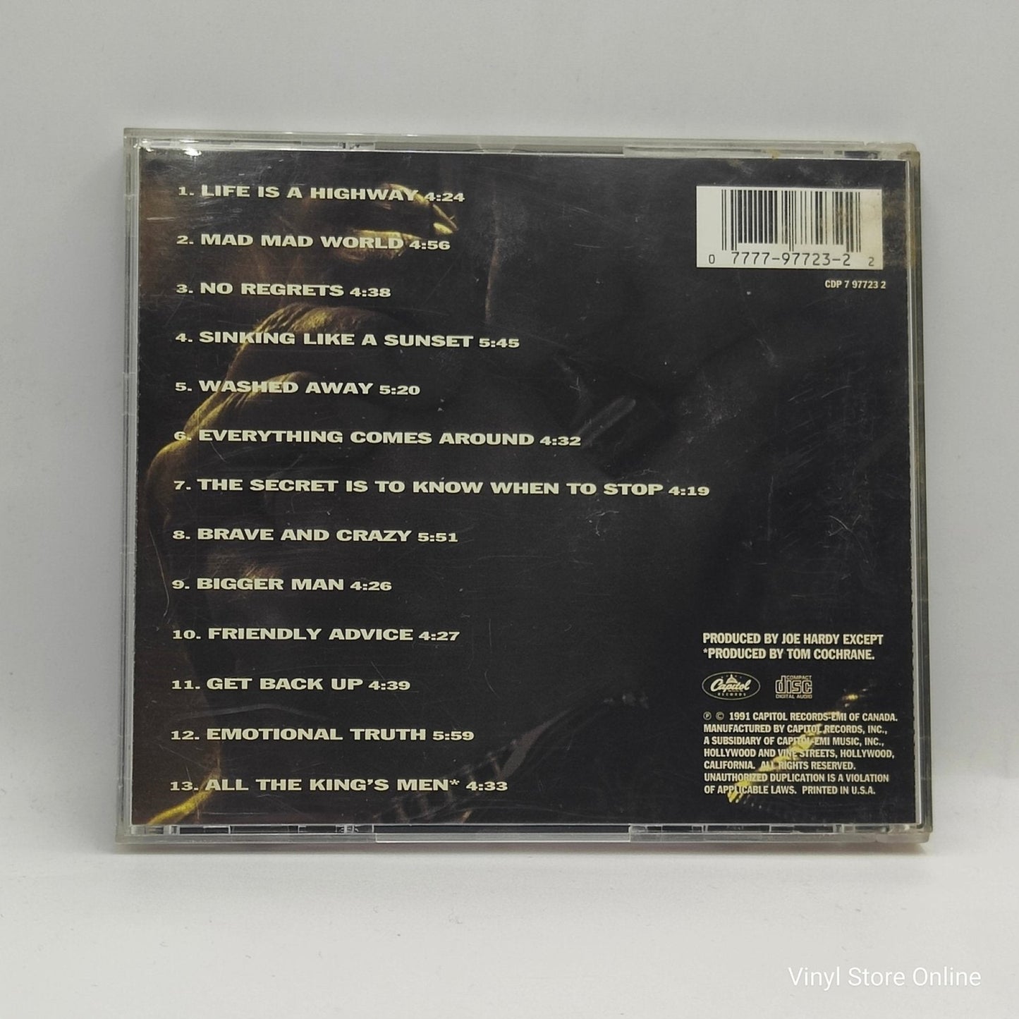 Tom Cochrane ‎– Mad Mad World - Vinyl Store Online