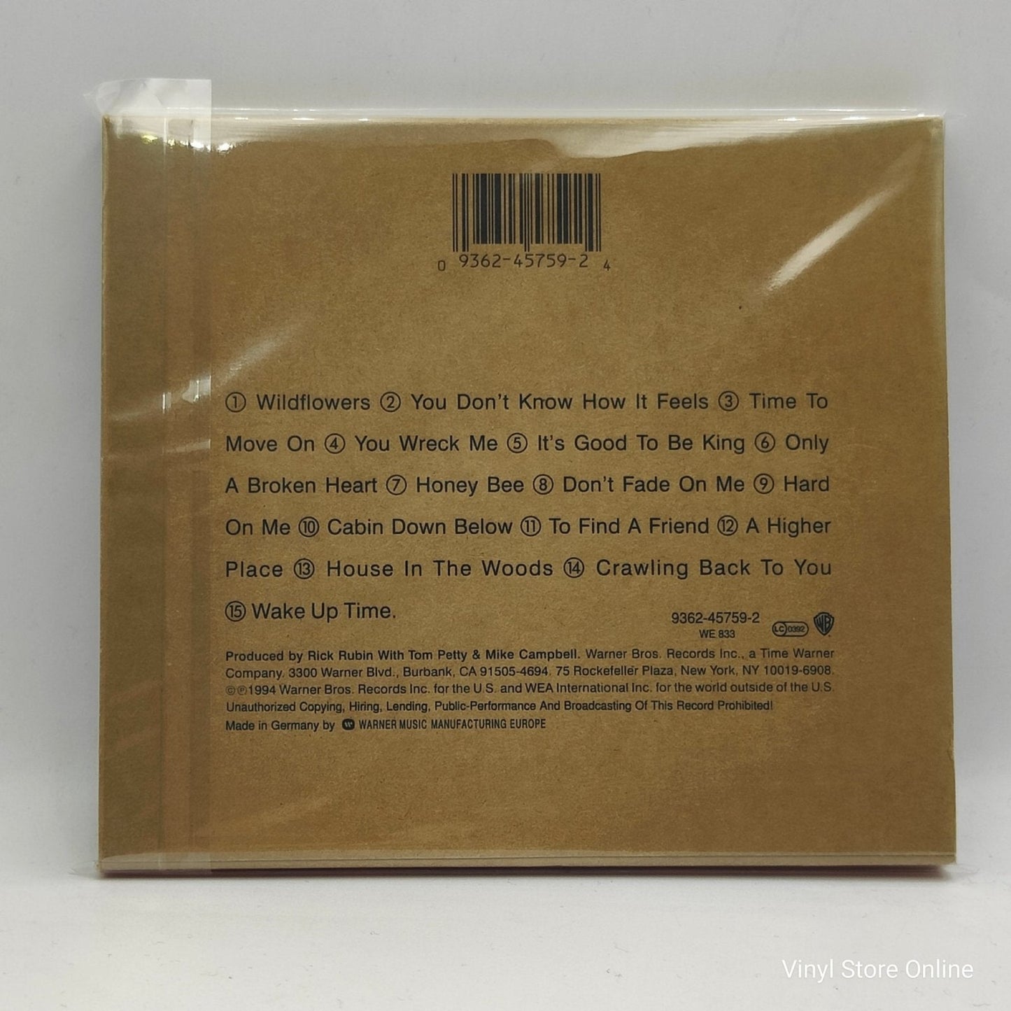 Tom Petty ‎– Wildflowers - Vinyl Store Online