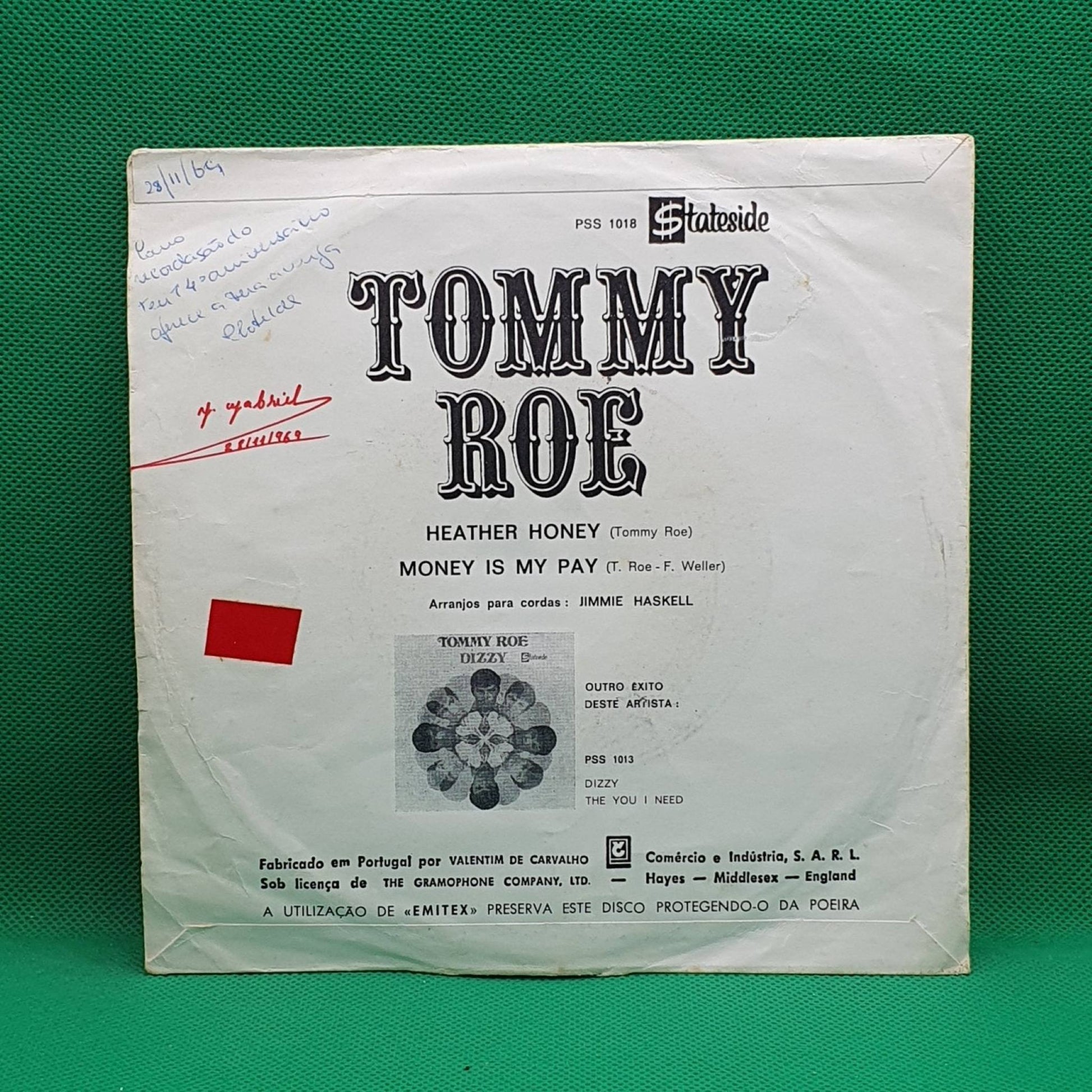 Tommy Roe ‎– Heather Honey // Money is My Pay - Vinyl Store Online