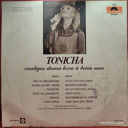 Tonicha ‎– Cantigas Duma Terra À Beira Mar - Vinyl Store Online