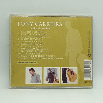 Tony Carreira ‎– Cantor De Sonhos - Vinyl Store Online