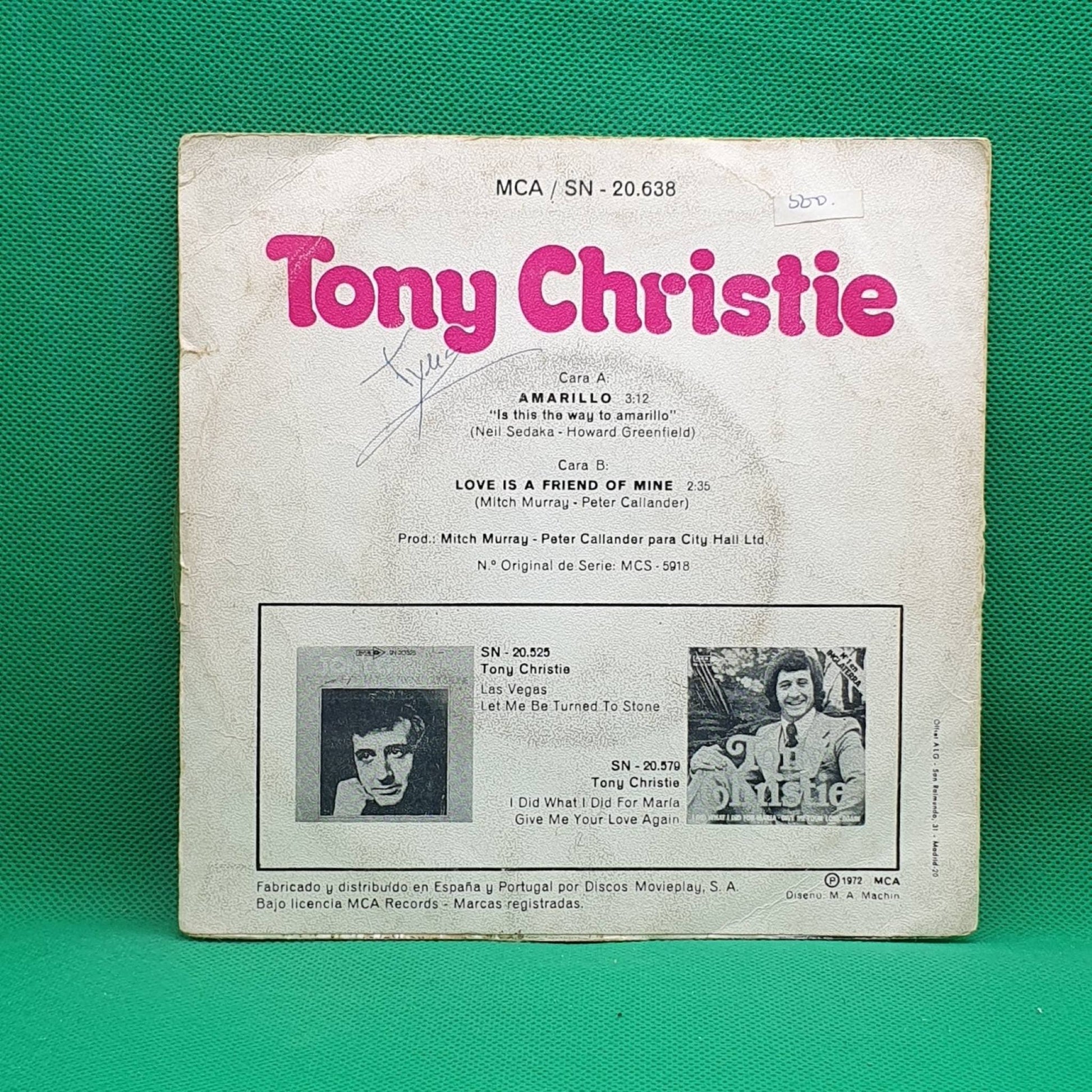 Tony Christie ‎– Is This The Way To Amarillo - Vinyl Store Online