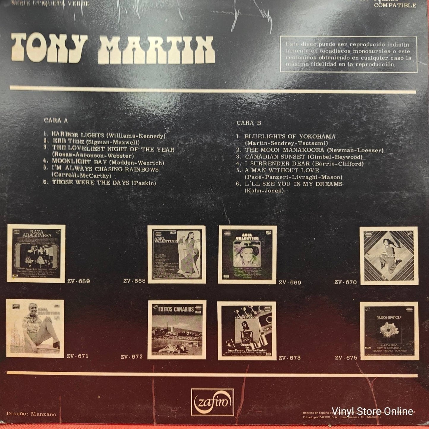 Tony Martin ‎– Tony Martin - Vinyl Store Online
