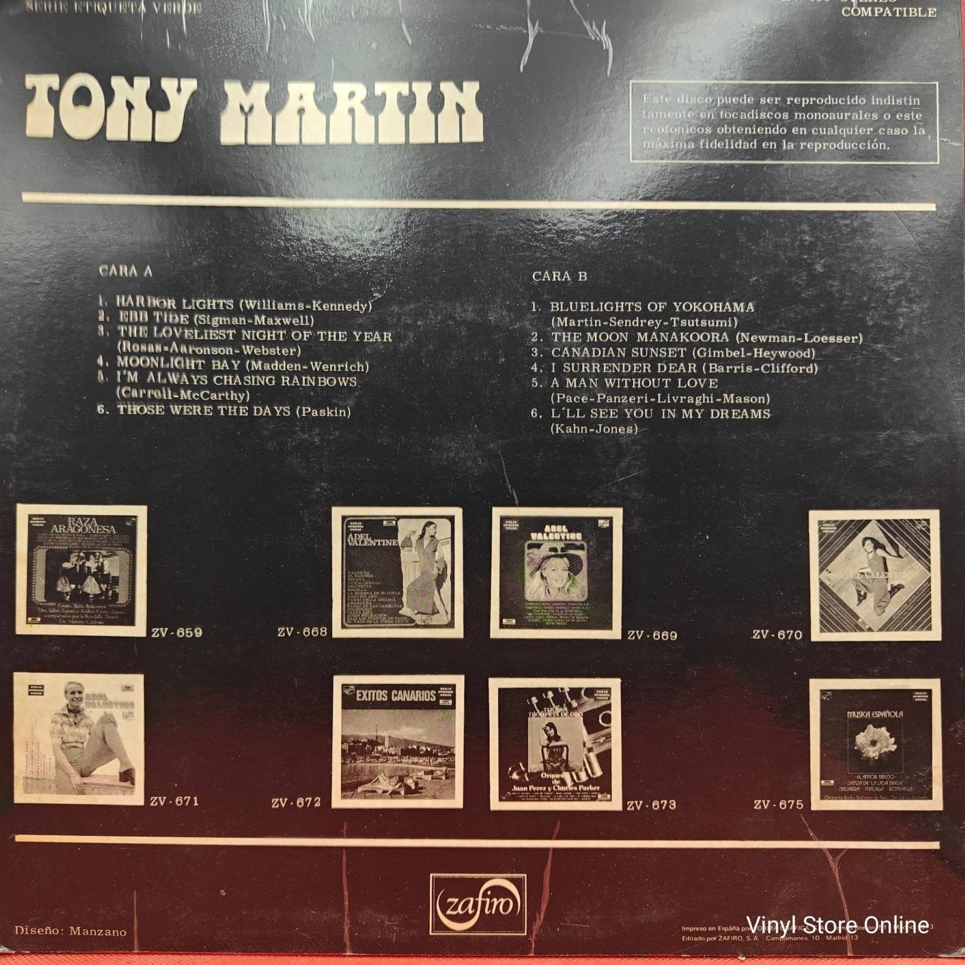 Tony Martin ‎– Tony Martin - Vinyl Store Online
