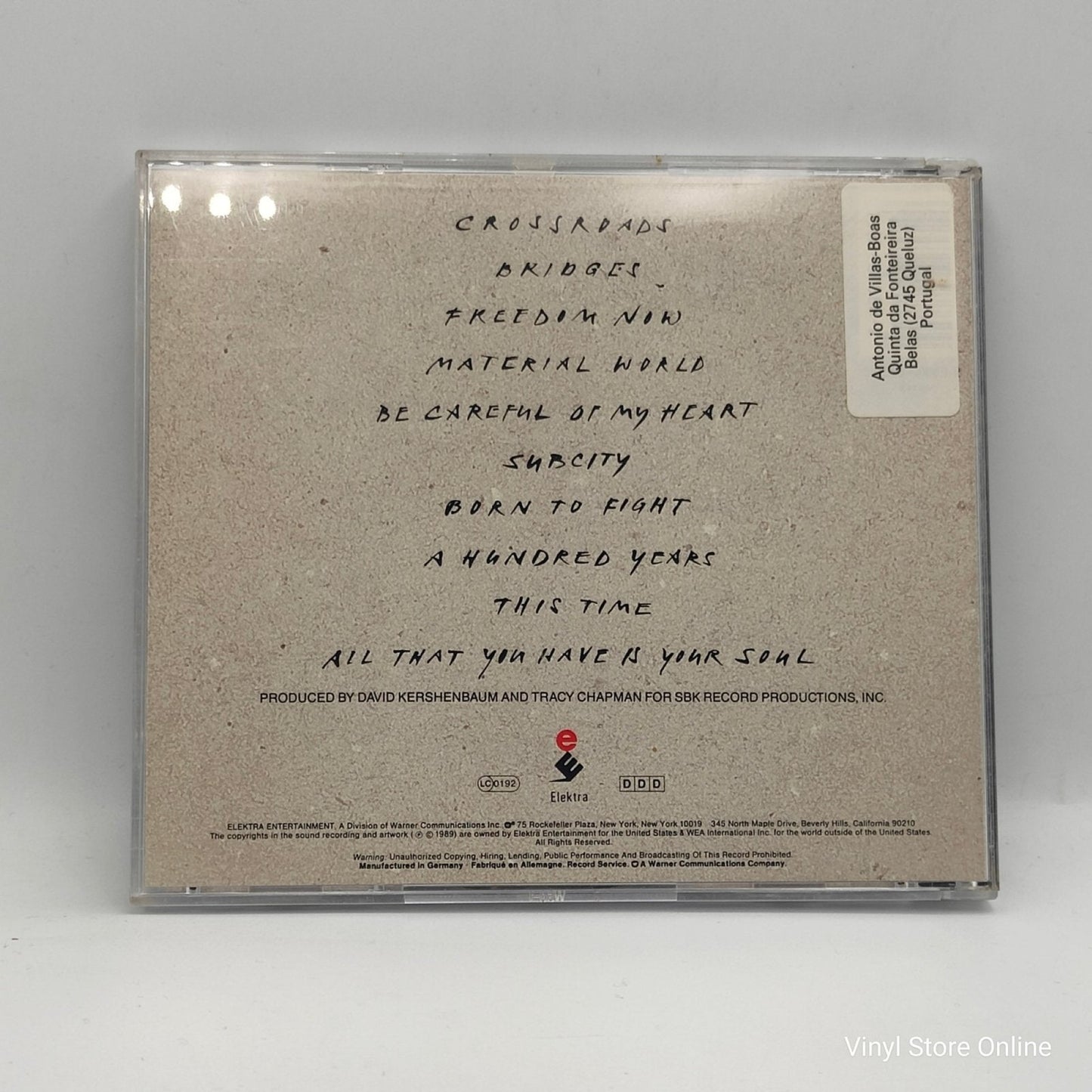 Tracy Chapman ‎– Crossroads - Vinyl Store Online