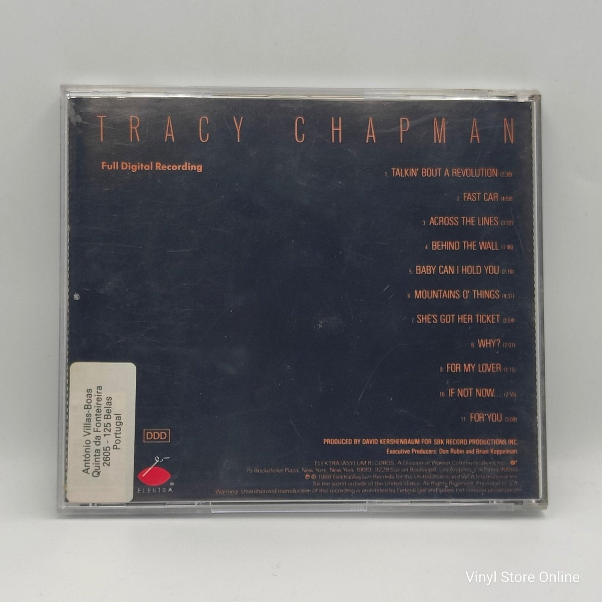Tracy Chapman ‎– Tracy Chapman - Vinyl Store Online