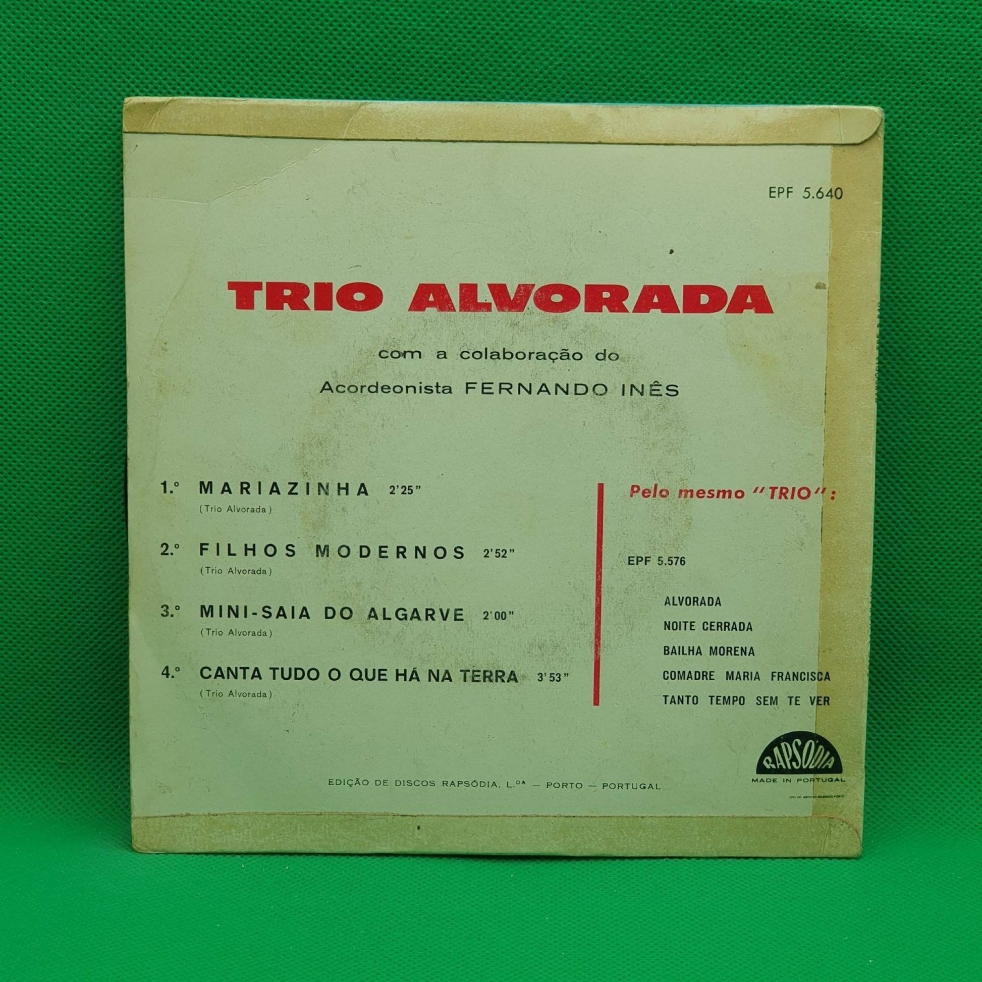Trio Alvorada ‎– Trio Alvorada - Vinyl Store Online