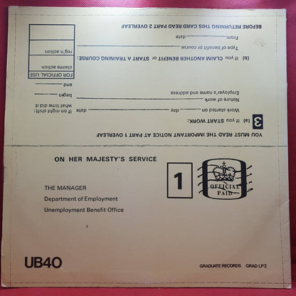 UB40 ‎– Signing Off - Vinyl Store Online