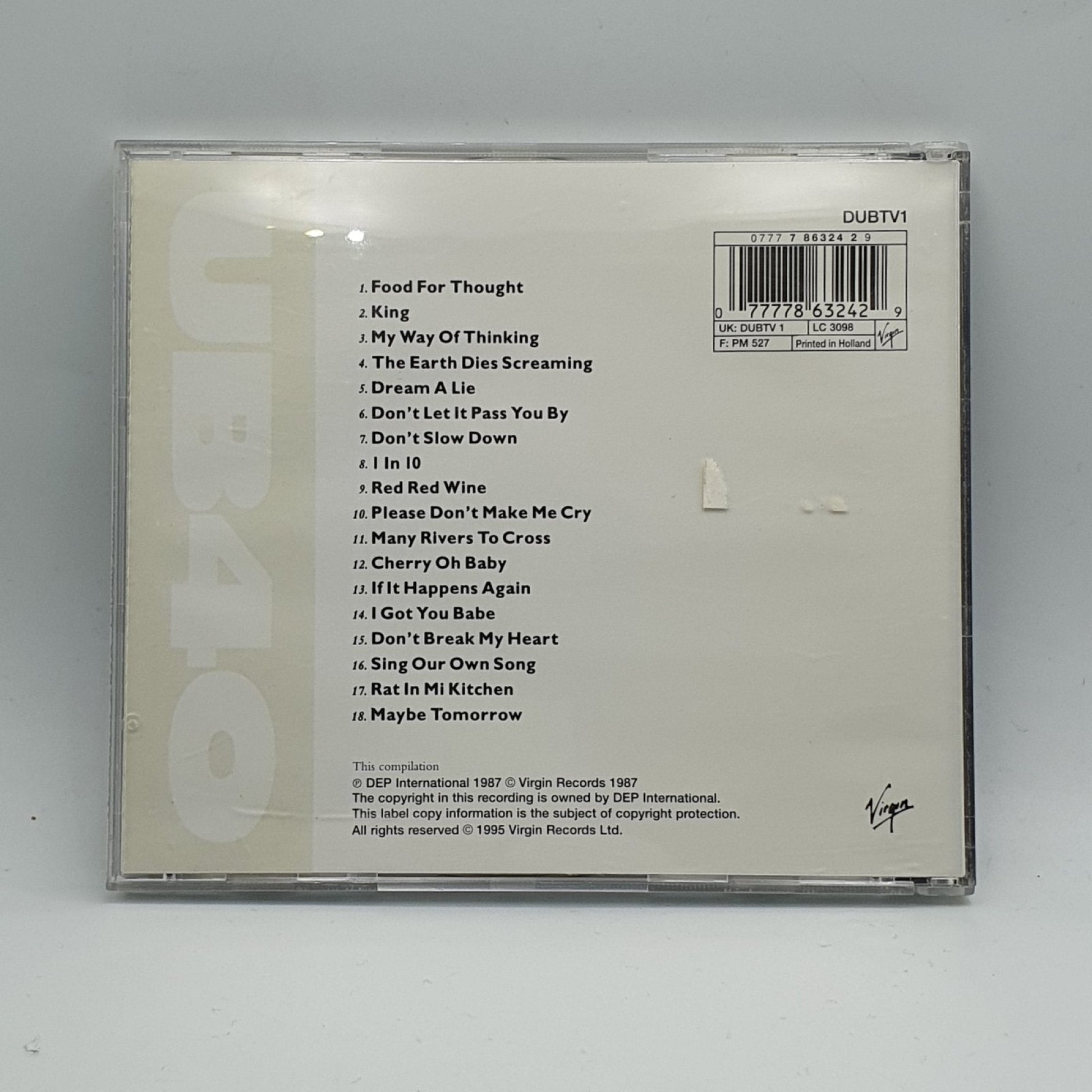 UB40 ‎– The Best Of UB40 - Volume One - Vinyl Store Online